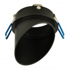 Σποτ Στρογγυλό Χωνευτό Σταθερό Αλουμινίου Μαύρο 925880/BL